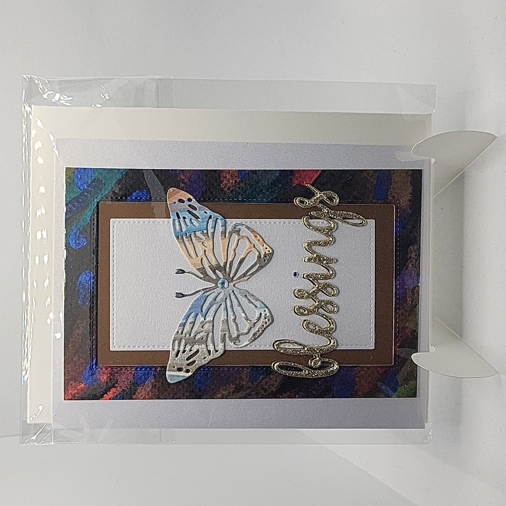 'Blessings' Greeting Card & Envelope (Handmade)